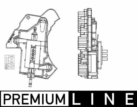 Реостат вентилятора обогревателя MERCEDES C(W202)/CLK(A208)/E(W210)1.8-5.4 93-08