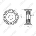 Ролик натяжителя ремня w220 s600 00-,sprinter 09- db Ролик натяжителя ремня w220 s600 00-,sprinter 09- db