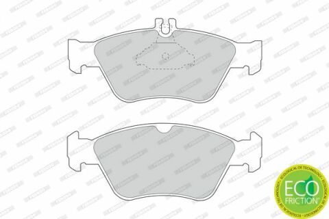 Гальмівні колодки перед. MB W202/210 (ATE)