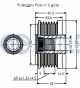 Шкив генератора astra j 1.7cdti 09-, фото 2 - интернет-магазин Auto-Mechanic