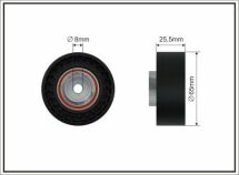 Ролик генератора гладкий