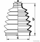 Пыльник полимерный ШРКШ со смазкой и металлическим креплением