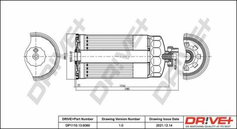 DP1110.13.0089 Drive+ - Фільтр палива