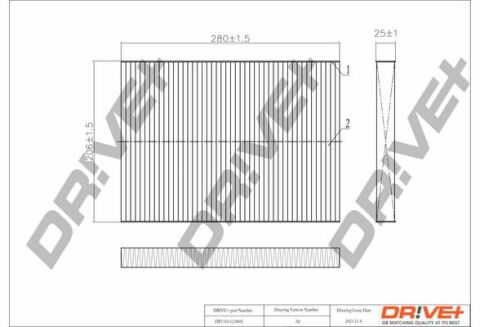 DP1110.12.0002 Drive+ - Фільтр салону