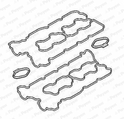 Комплект резиновых прокладок.