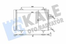 Радіатор кондиціонера Citroen C5 III, Peugeot 407 2.0HDI 2008– Радіатор кондиціонера Citroen C5 III, Peugeot 407 2.0HDI 2008–