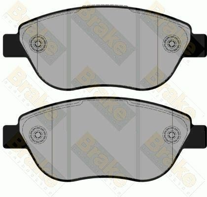 Комплект гальмівних накладок, дискове гальмо