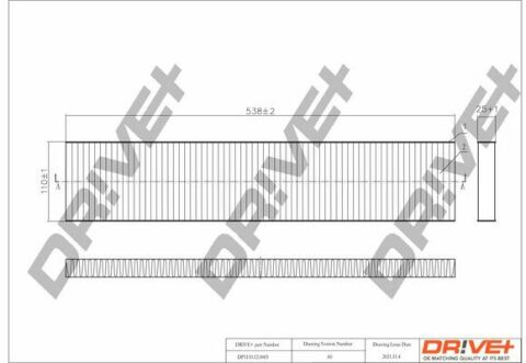 DP1110.12.0005 Drive+ - Фільтр салону