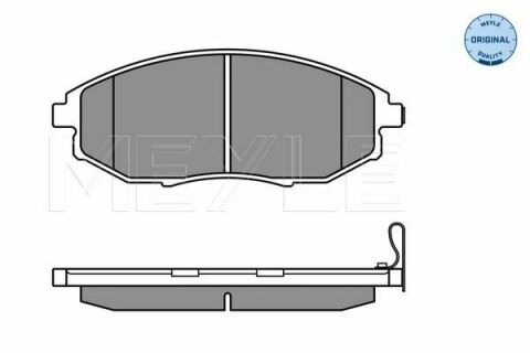 Колодки гальмівні (передні) Chevrolet Epica 2.0-2.5D 05-