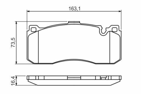 Колодки гальмівні (передні) BMW 1 (E81/E82/E87/E88)/3 (E90/E91/E92/E93) 04-13