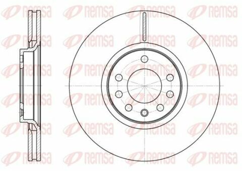 OPEL Гальмівний диск передн. Astra G, H, Meriva, Zafira