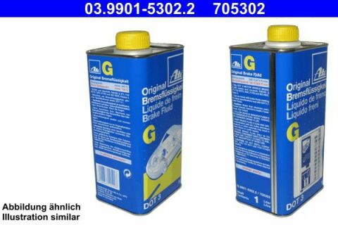 Рідина гальмівна DOT 3 BRAKE FLUID