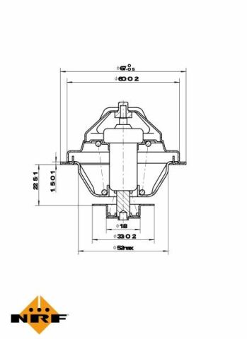 Термостат VW T2/T3 1.6-2.1 68-92