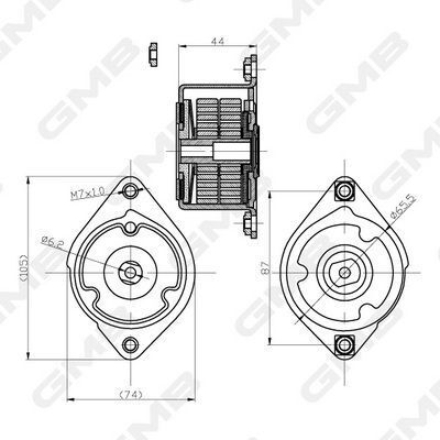 Ролик натяжной e60 2,0-3,0d bmw