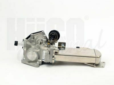 Радіатор рециркуляції ВГ з клапаном EGR Audi A4/A5/A6/Q5 2.0 TDI 07-18 (HÜCO)