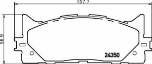 Гальмівні колодки пер. LEXUS ES/TOYOTA CAMRY 2.4-3.5 06-