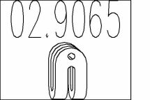 Монтажное кольцо выхлопной системы (D (внутр.) – 45,5 мм; D (наружн.) – 59 мм; Высота – 13 мм)