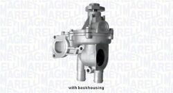 Помпа води з корпусом Volkswagen Audi 100/80, A6, Golf II, III, Passat, T3/4 1.6/2.0 1980–