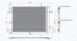 Радіатор кондиціонера (конденсатор) з осушувачем w177, v177, w247, c118, x118