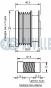 Шкив генератора opel astara h 1.6,1.8, фото 2 - интернет-магазин Auto-Mechanic