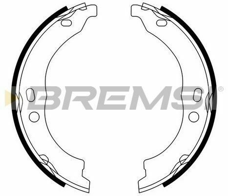 Колодки ручного гальма Ducato/Boxer 06- (Bendix) Колодки ручного гальма Ducato/Boxer 06- (Bendix)