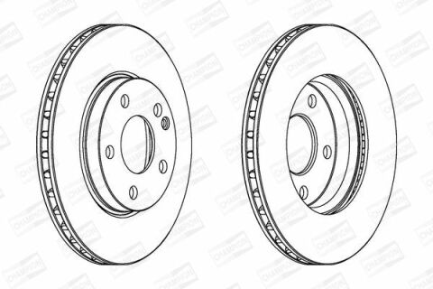 CHAMPION DB Диск тормозной передн.A-class W169 ,B-class W245  04 -