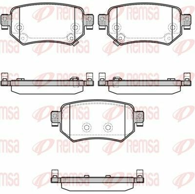 Тормозные колодки задние MAZDA 6 (GJ) 12/12-