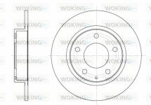 Гальмівний диск задн. 626/Capella/MX6/Probe/Telstar (91-21)