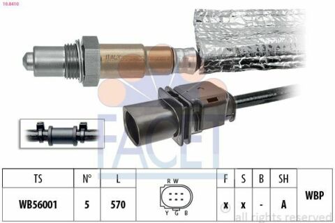 Лямбда-зонд i40/CARENS IV/OCTAVIA/SUPERB 1.8/2.0/2.0D 04-
