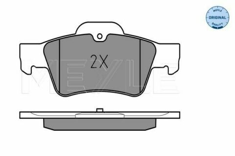 Колодки тормозные (задние) MB E-class (W211/W212) 99-