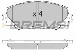 Гальмівні колодки пер. Toyota RAV4 06- (139,1x56x17,5)