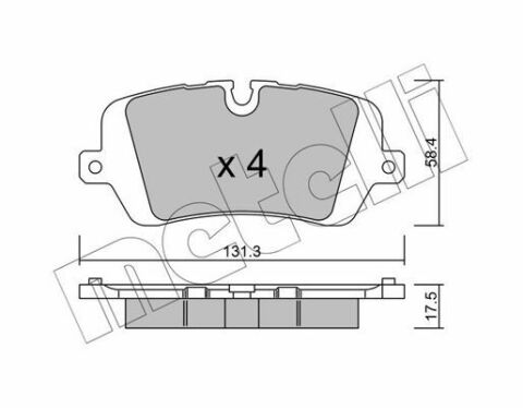 Колодки гальмівні (задні) Land Rover Range Rover 12-/Defender 19-/Discovery V 16-