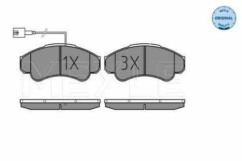 Колодки тормозные (передние) Citroen Jumper/Fiat Ducato/Peugeot Boxer 02- R16