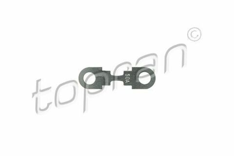 Запобіжник 50A VW Jetta V 05-10, Touareg 18-, Sharan 95-10, Golf IV 97-03, Amarok 10-22; AUDI A6 11-18, A4 07-15, Q5 08-16, A3 96-03, A1 10-18; SKODA Octavia A7 13-19, Superb 08-15, Fabia II 07-14, Citigo 11-19; SEAT Ibiza 02-09, Toledo II 99-04, Alhambra 96-10