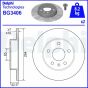 Диск тормозной (задний) (к-кт 2 шт) Opel Combo/Astra H 98- (264x10) (с покрытием) (полный), фото 8 - интернет-магазин Auto-Mechanic