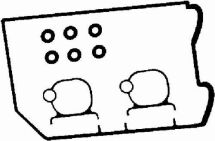 Комплект прокладок з різних матеріалів