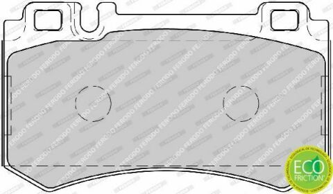 Тормозные колодки зад. MB W211/W220 01-08 (brembo) (111,5x63,9x15,8)