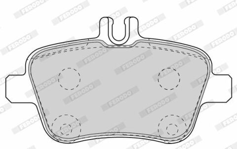 FERODO DB К-т задніх гальм. колодок A/B-Class