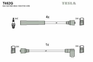 Кабель зажигания к-кт TESLA Ford 80-92 1,4