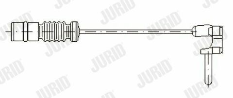 JURID Датчик тормозных колодок DB W123/126 -85
