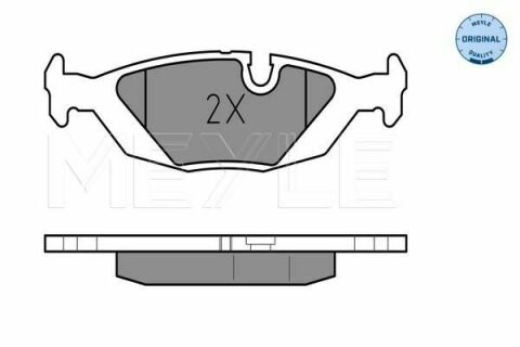 Колодки тормозные (задние) BMW 3 (E30) 1.61.8/2.0 2.5 82-91 Колодки тормозные (задние) BMW 3 (E30) 1.61.8/2.0 2.5 82-91