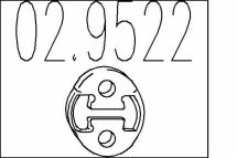 Резиновый элемент крепления выхлопной системы