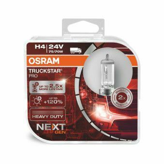 Автолампа Osram (75/70W 24V P43T) (к/т 2 шт) 