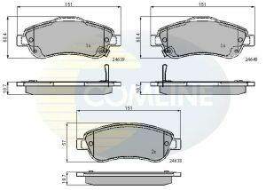 CBP31705 Comline - Гальмівні колодки до дисків