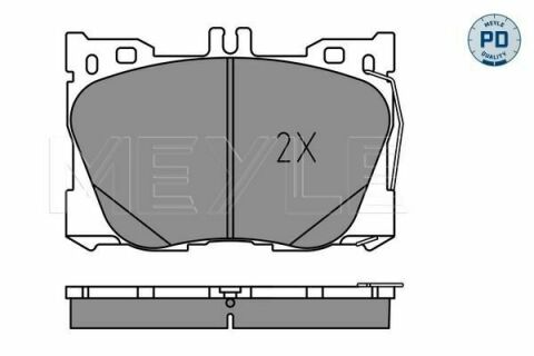 Колодки тормозные (передние) MB C-class (W205/S205/C205)/E-class (W213) 16-