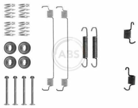 Комплект пружинок барабанных тормозных колодок (задние) d=203x39mm Renault Kangoo + Nissan Kubistar 97->08