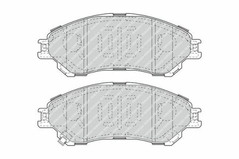 Комплект гальмівних колодок - дискові Комплект гальмівних колодок - дискові