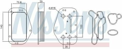 Маслоряд. ALFA 159(05-)1.8 и 16V(+)[OE 5650833]