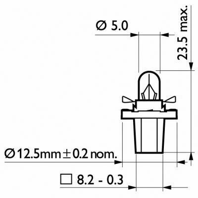 Автолампа 1.2W