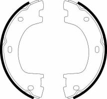 Гальмівні колодки ручного гальма Mercedes-Benz Sprinter 2006–